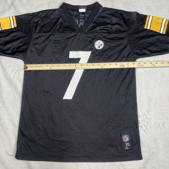 Ben Roethlisberger #7 Pittsburgh Steelers NFL Team Apparel Jersey Youth Size XL - Picture 4 of 6
